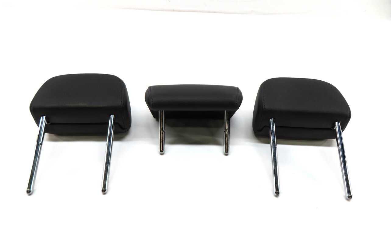 Thumbnail 5: 2013 AUDI A4 (B8 8K) REAR SEAT LEFT CENTER RIGHT HEADREST SET-3 (BLACK FZ)
