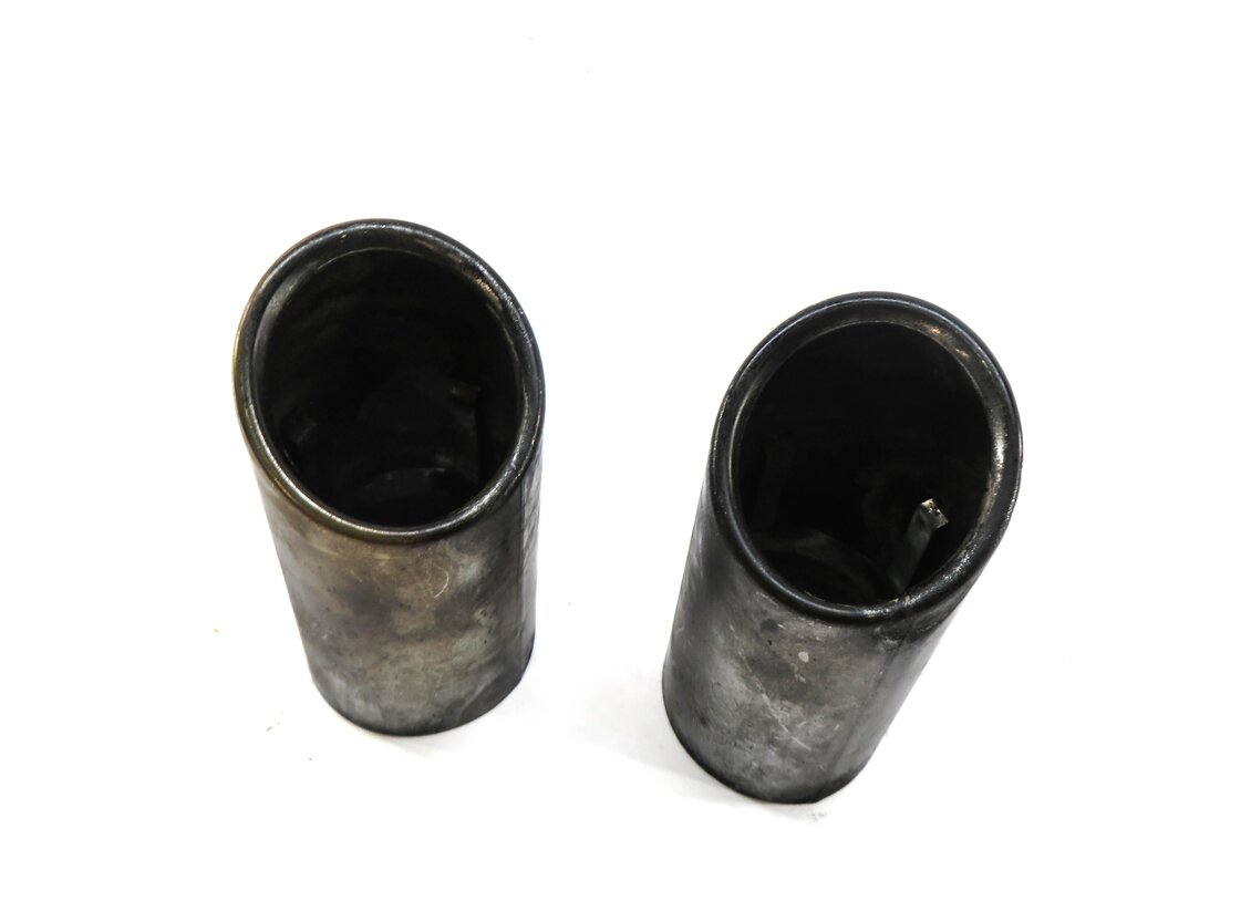 2013-2016 AUDI A4 (B8 8K) LEFT & RIGHT MUFFLER EXHAUST TIP SET-2