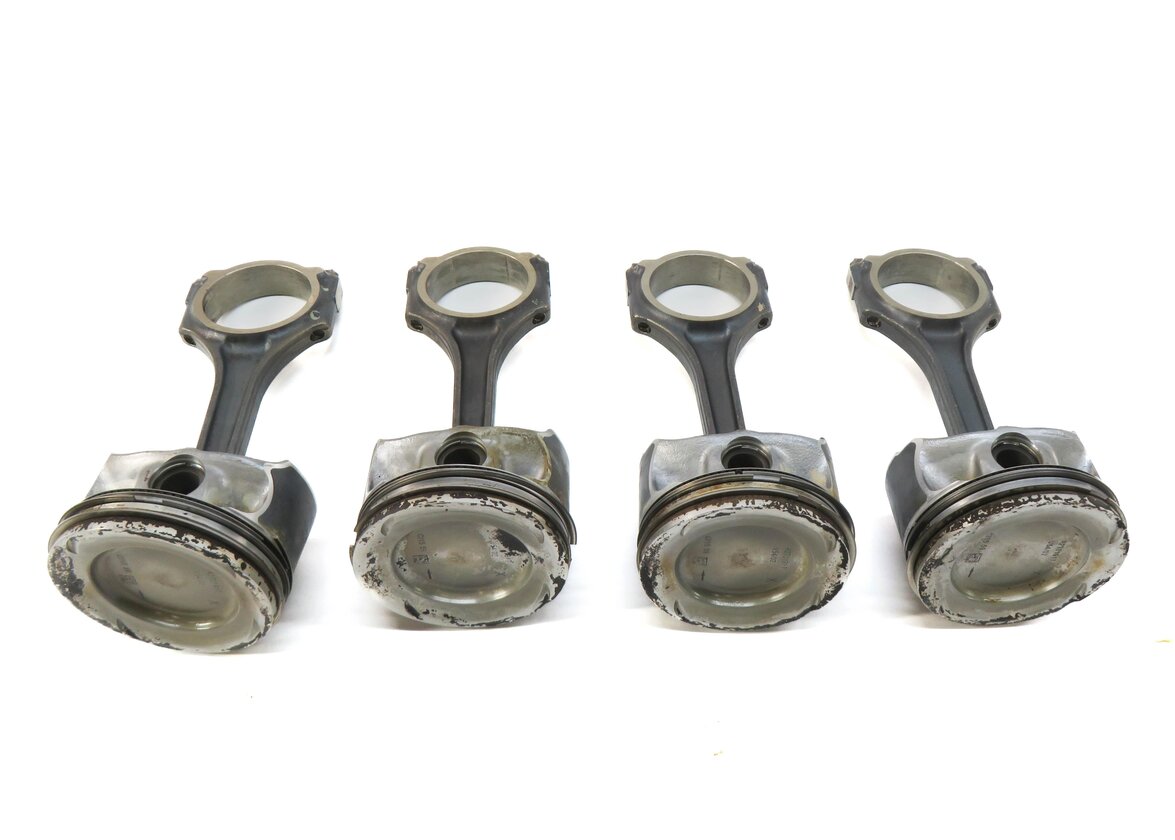 Thumbnail 3: 2014-2020 MERCEDES CLA250 (C117) 2.0L M270 TURBO ENGINE PISTON w/ ROD SET-4