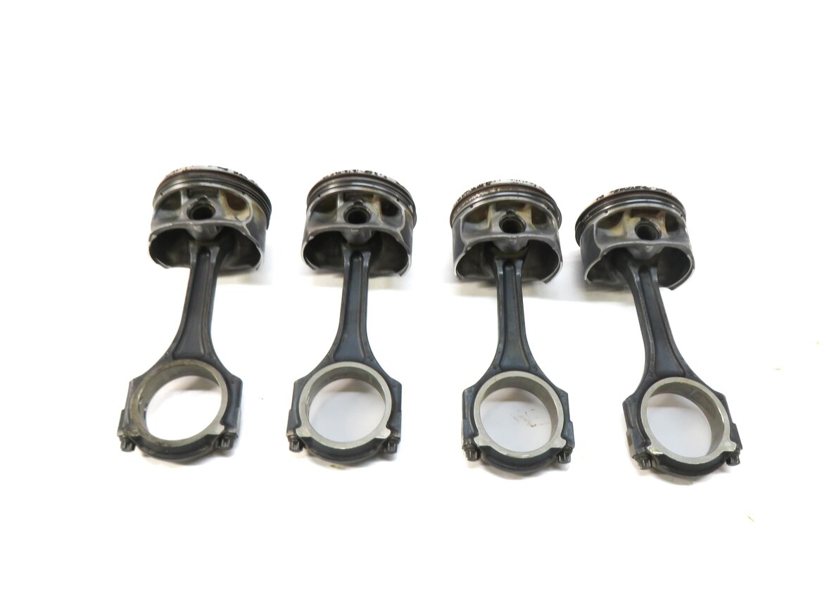 Thumbnail 4: 2014-2020 MERCEDES CLA250 (C117) 2.0L M270 TURBO ENGINE PISTON w/ ROD SET-4