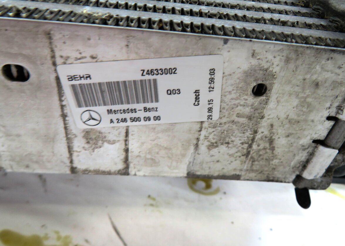 Thumbnail 5: 13-20 MERCEDES B250 CLA250 GLA250 (C117 W117 W246 X156) TURBOCHARGER INTERCOOLER