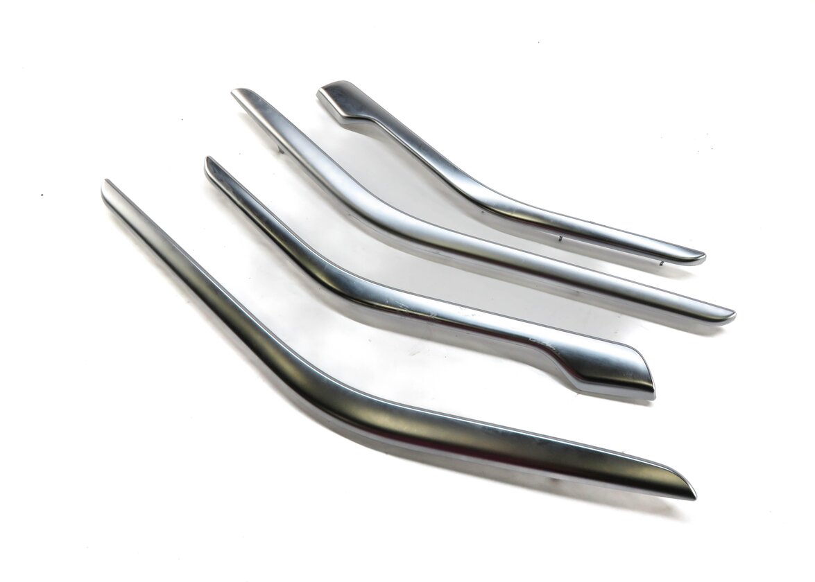 2016 MERCEDES CLA250 (C117) FRONT & REAR DOOR PANEL TRIM STRIP SET-4 (SILVER)