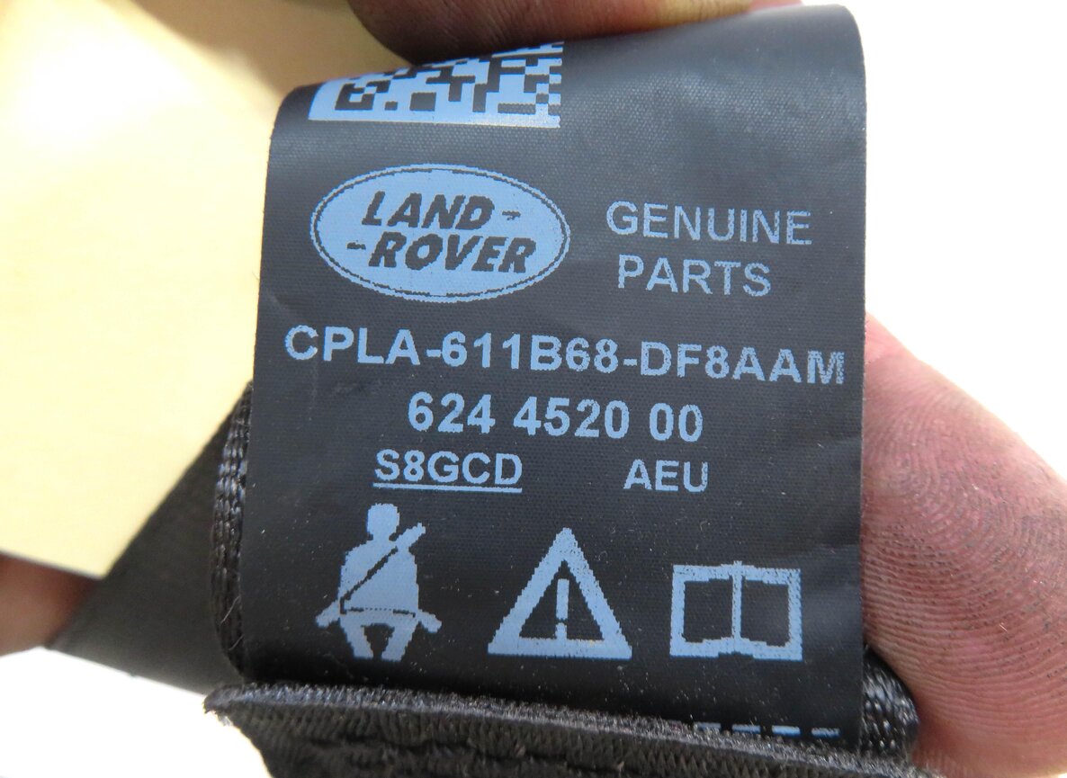 Thumbnail 4: 2016 RANGE ROVER SPORT (L494) REAR 2nd ROW SEAT RIGHT SEATBELT RETRACTOR (BROWN)