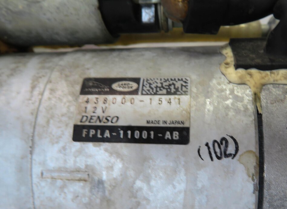 Thumbnail 6: 2015-2020 DISCOVERY RANGE ROVER SPORT (L405 L494 L462) ENGINE STARTER MOTOR