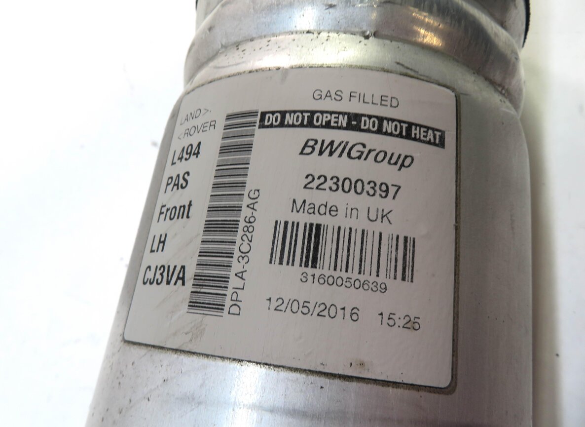 Thumbnail 7: 2014-2020 RANGE ROVER SPORT (L494) LEFT FRONT DRIVER AIR SUSPENSION SHOCK STRUT