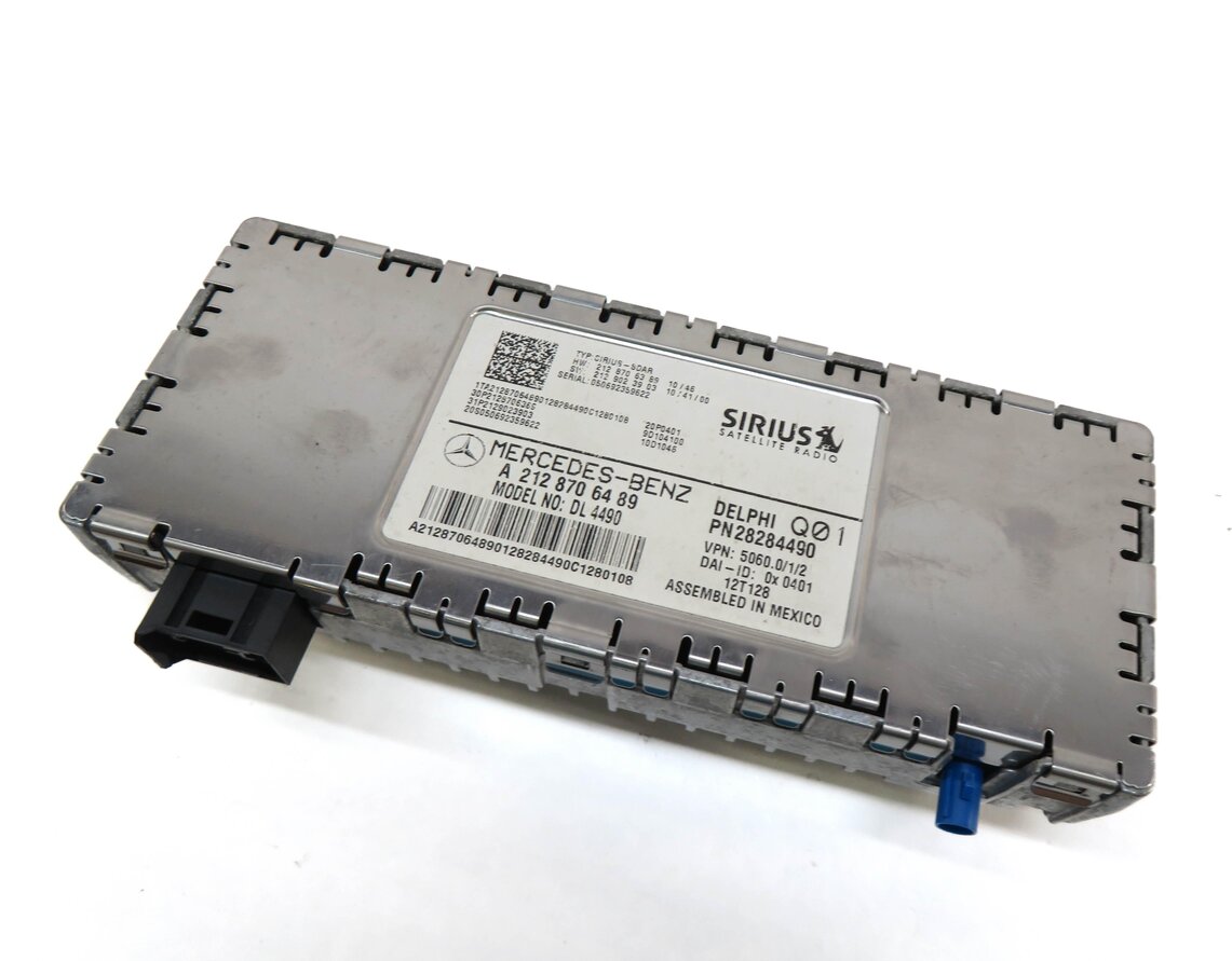 2010-2016 MERCEDES B C E ML SL CLS (W204 W166 W212 X204) SIRIUS SATELLITE MODULE