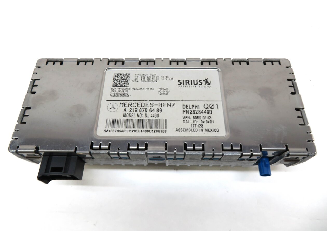 Thumbnail 2: 2010-2016 MERCEDES B C E ML SL CLS (W204 W166 W212 X204) SIRIUS SATELLITE MODULE