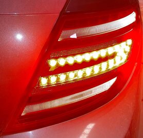 Thumbnail 2: 12-15 MERCEDES C250 C300 C350 (W204) RIGHT PASSENGER TAILLIGHT BRAKE LIGHT LAMP