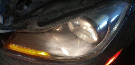 Thumbnail 2: 12-15 MERCEDES C250 C300 C350 (W204) LEFT DRIVER HALOGEN HEADLIGHT LIGHT LAMP