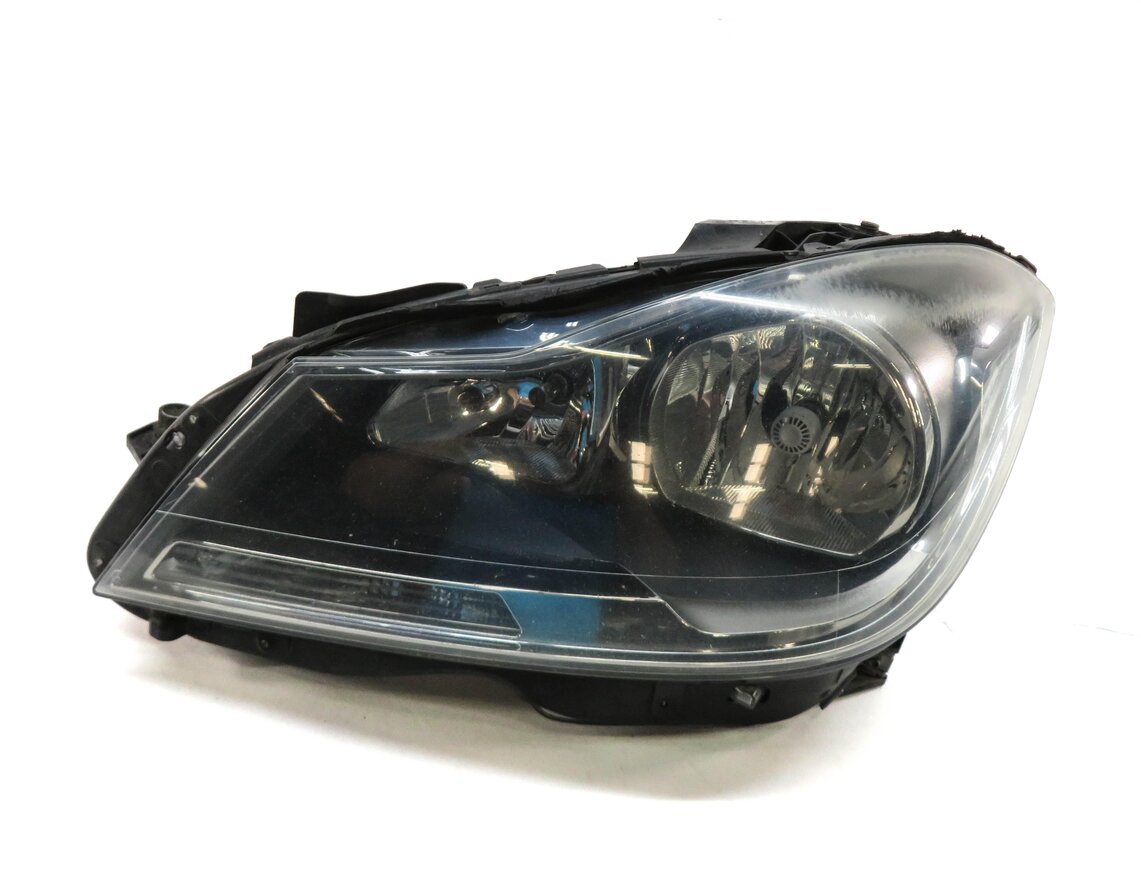 Thumbnail 3: 12-15 MERCEDES C250 C300 C350 (W204) LEFT DRIVER HALOGEN HEADLIGHT LIGHT LAMP
