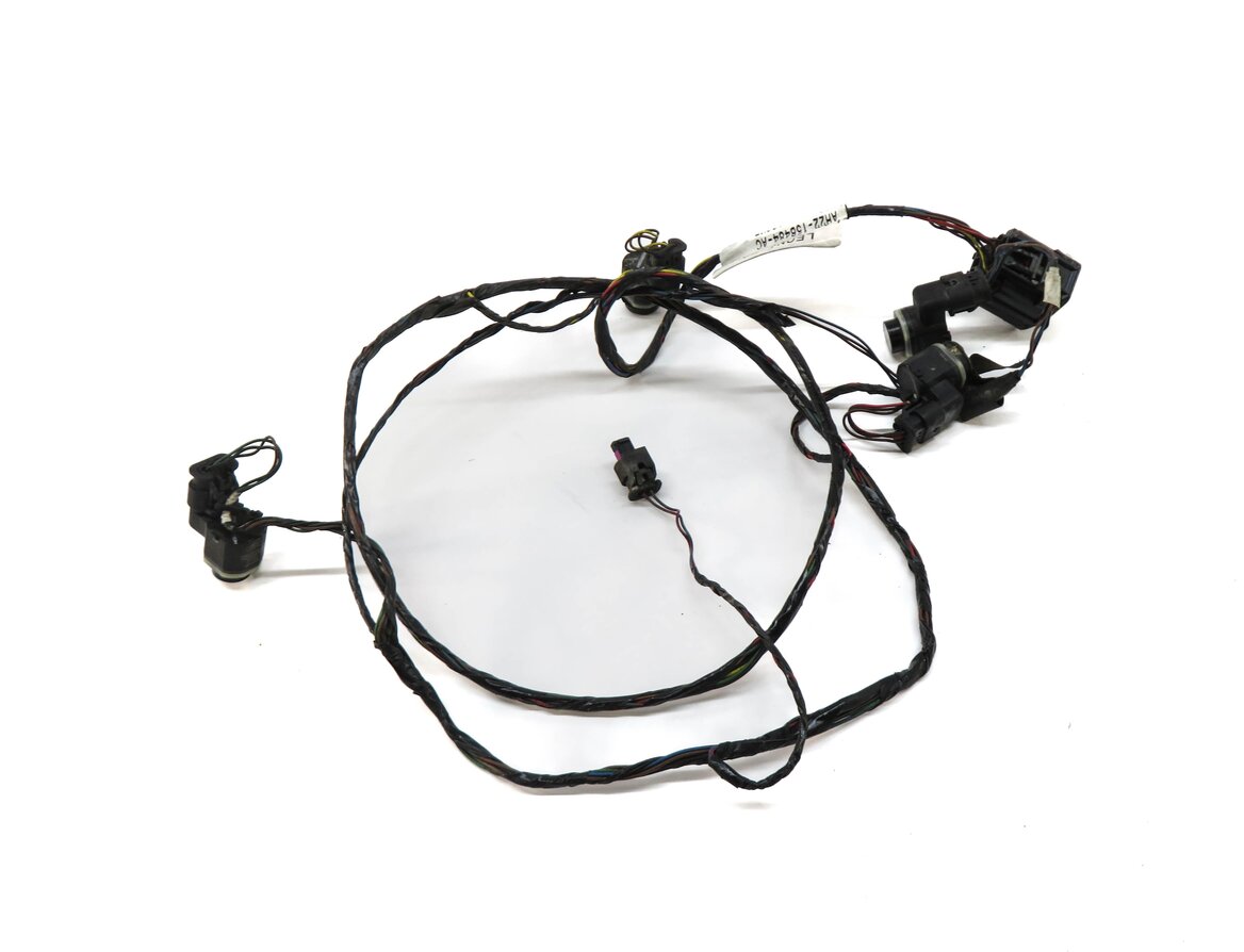 2010 LAND ROVER LR4 REAR PDC PARK DISTANCE SENSOR SET w/ HARNESS (BLACK)