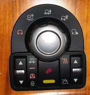 Thumbnail 2: 2010 LAND ROVER LR4 SUSPENSION TERRAIN RIDE HEIGHT CONTROL SWITCH BUTTON KNOB