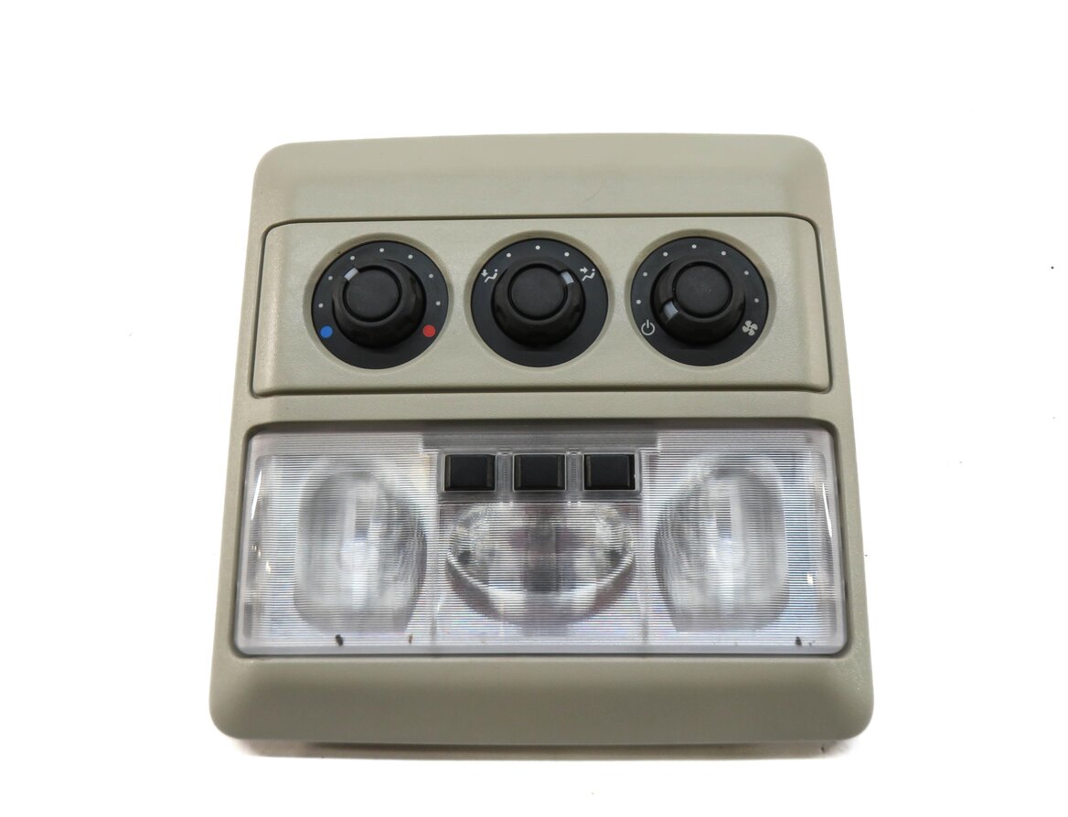 Thumbnail 2: 05-16 LAND ROVER LR3 LR4 - REAR DOME LIGHT w/ HEATER TEMPERATURE CONTROL (BEIGE)