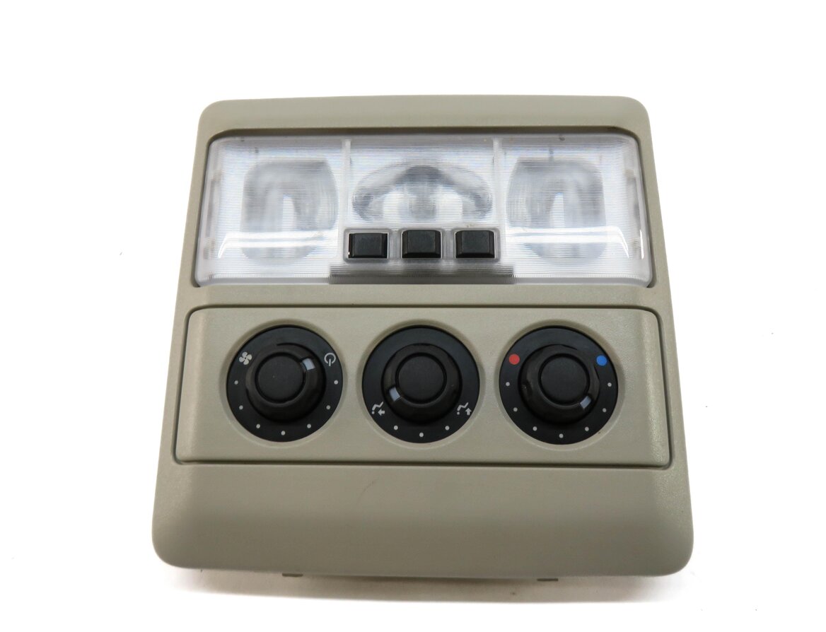 Thumbnail 3: 05-16 LAND ROVER LR3 LR4 - REAR DOME LIGHT w/ HEATER TEMPERATURE CONTROL (BEIGE)