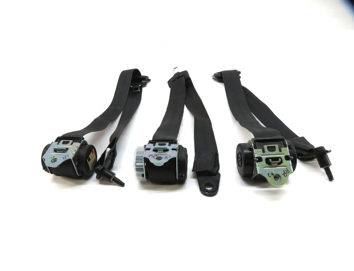 Thumbnail 4: 2010 LAND ROVER LR4 REAR 2nd SECOND ROW SEAT SEATBELT RETRACTOR SET-3 (BLACK)