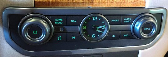 Thumbnail 2: 10-16 LR4 RANGE ROVER SPORT L320 RADIO NAVIGATION PHONE VIDEO CLOCK INFO SWITCH