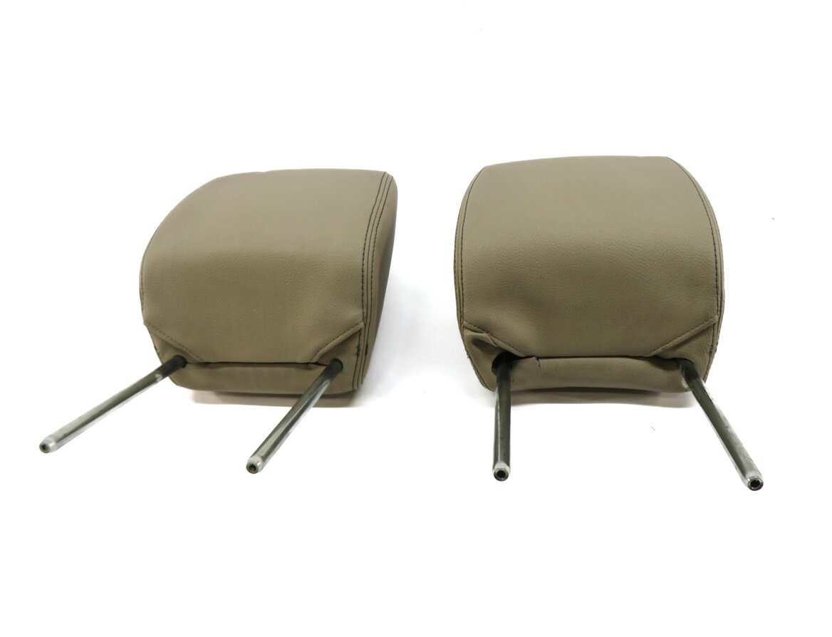 Thumbnail 2: 2010 LAND ROVER LR4 FRONT LEFT & RIGHT SEAT HEADREST HEAD REST SET-2 (ALMOND)