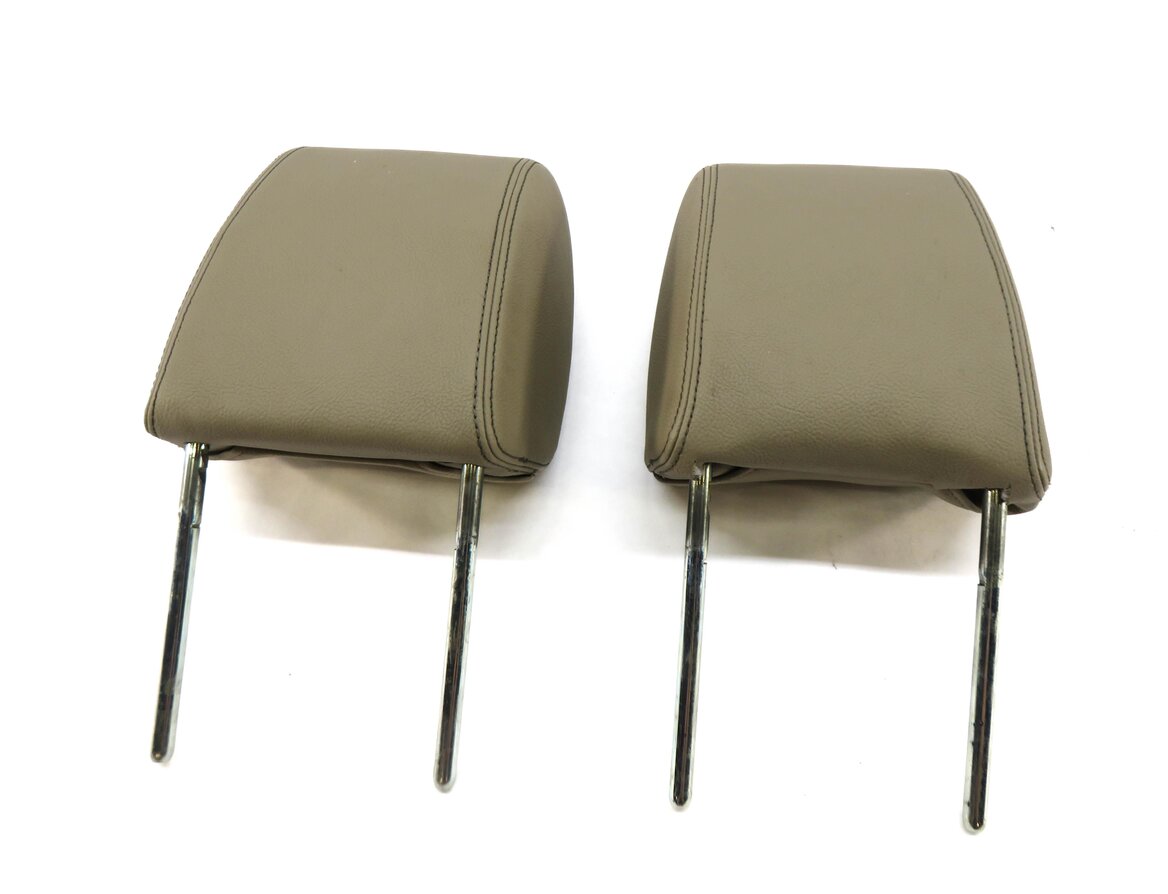 Thumbnail 5: 2010 LAND ROVER LR4 FRONT LEFT & RIGHT SEAT HEADREST HEAD REST SET-2 (ALMOND)