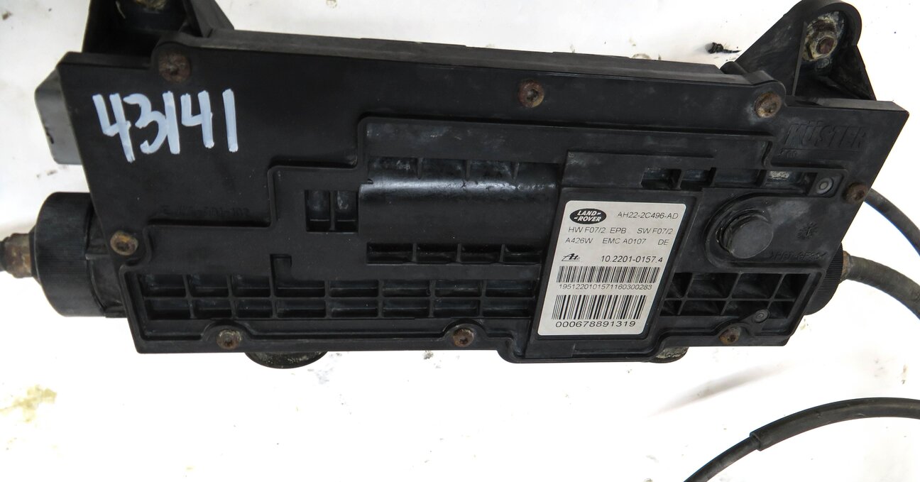 Thumbnail 3: 2010 LAND ROVER LR4 EMERGENCY ELECTRONIC PARKING BRAKE ACTUATOR MOTOR w/ CABLES