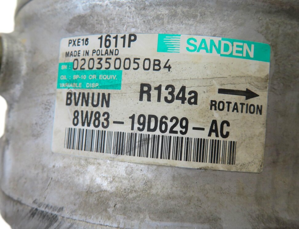 Thumbnail 5: 2010-2013 LAND ROVER LR4 - RANGE ROVER SPORT (L320) A/C AIR COMPRESSOR PUMP
