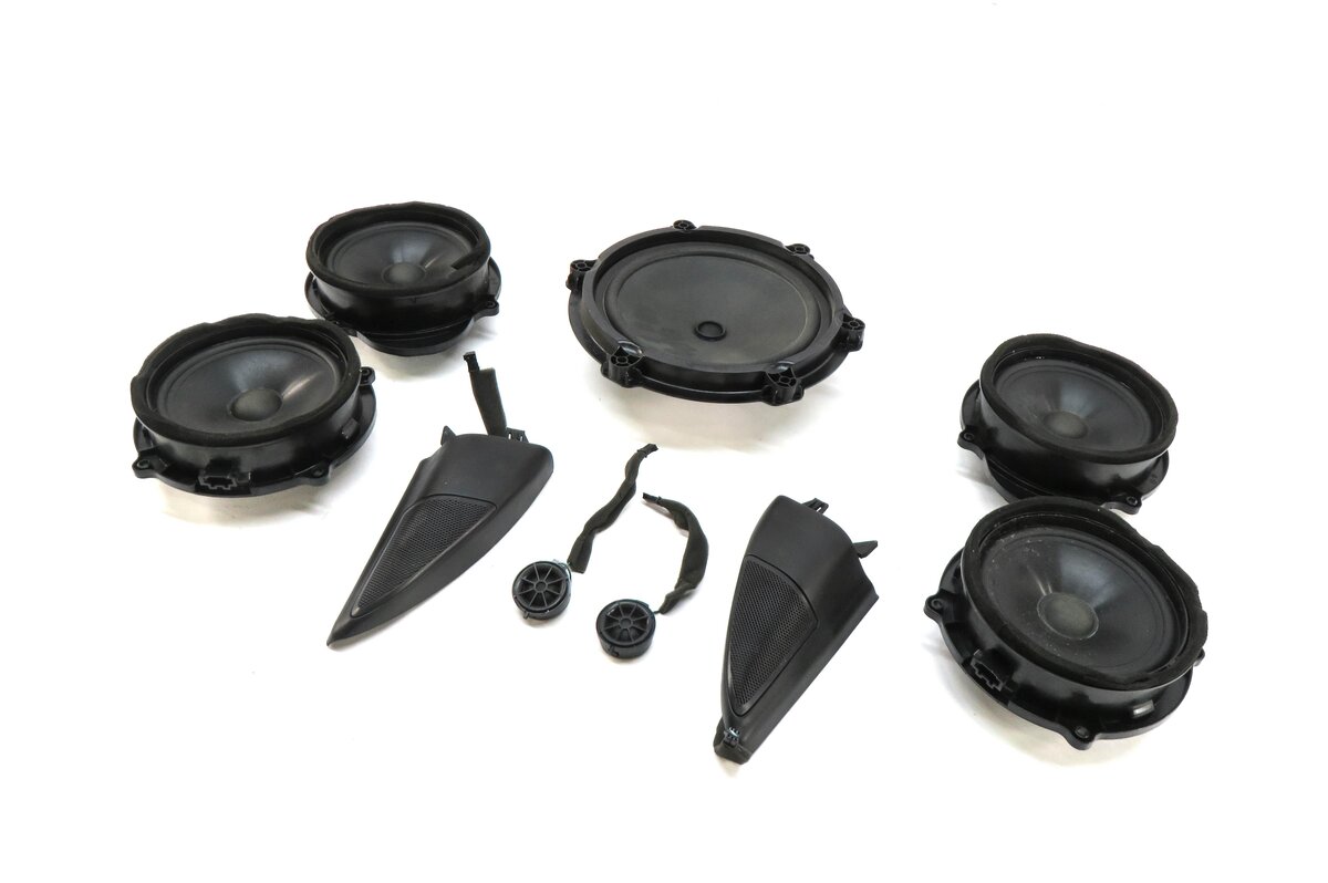 2010 LAND ROVER LR4 RADIO STEREO HARMAN KARDON AUDIO SUBWOOFER SPEAKER SET