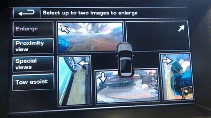 Thumbnail 2: 14-15 RANGE ROVER EVOQUE (L538) LEFT P-FOLD MEM BLIND SPOT CAMERA MIRROR (BLACK)