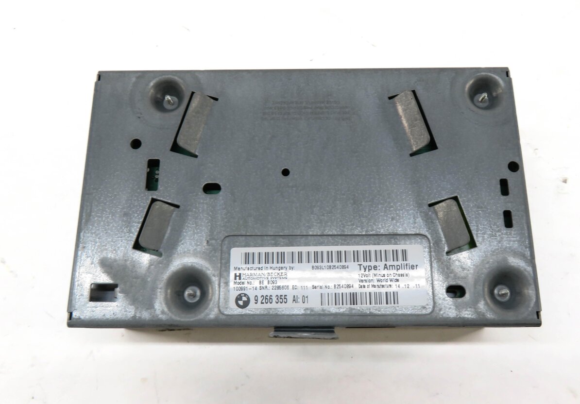 Thumbnail 3: 11-13 BMW 528i 535i 550i (F10) RADIO STEREO AUDIO AMP AMPLIFIER (HARMAN BECKER)