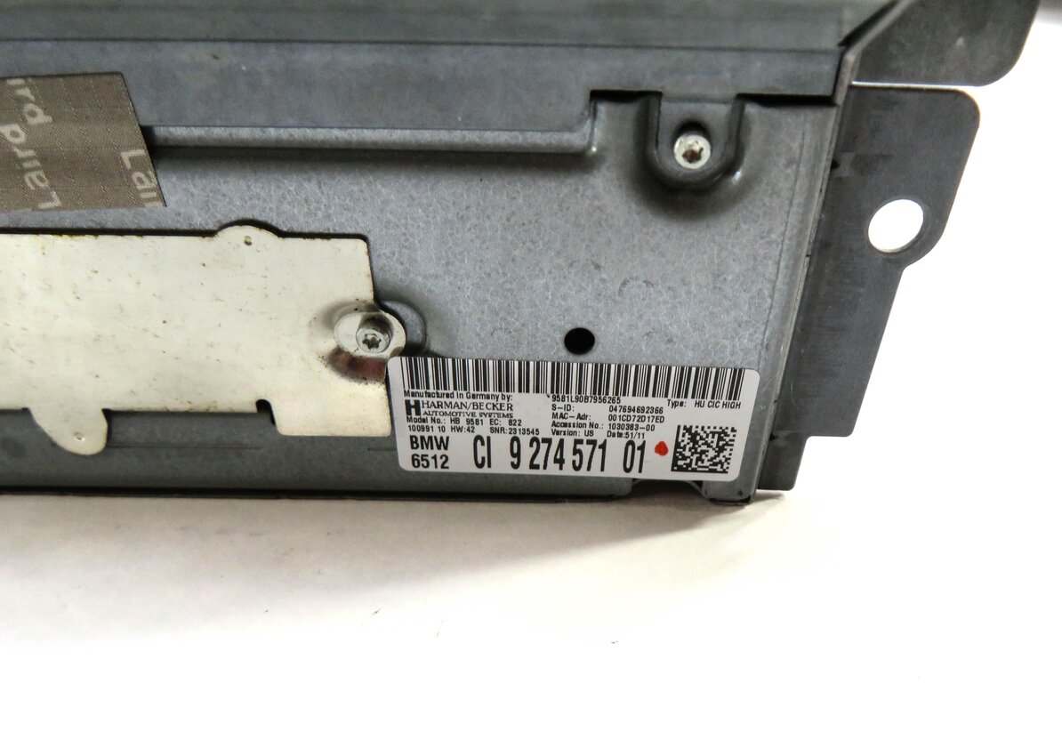 Thumbnail 6: 10-12 BMW 528i 535i 550i 750i 760i (F01 F10) STEREO CD GPS NAVIGATION RECEIVER