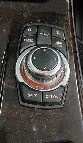 Thumbnail 2: 2012 BMW 528i (F10) RADIO STEREO GPS NAVIGATION i-DRIVE CONTROL KNOB SWITCH DIAL