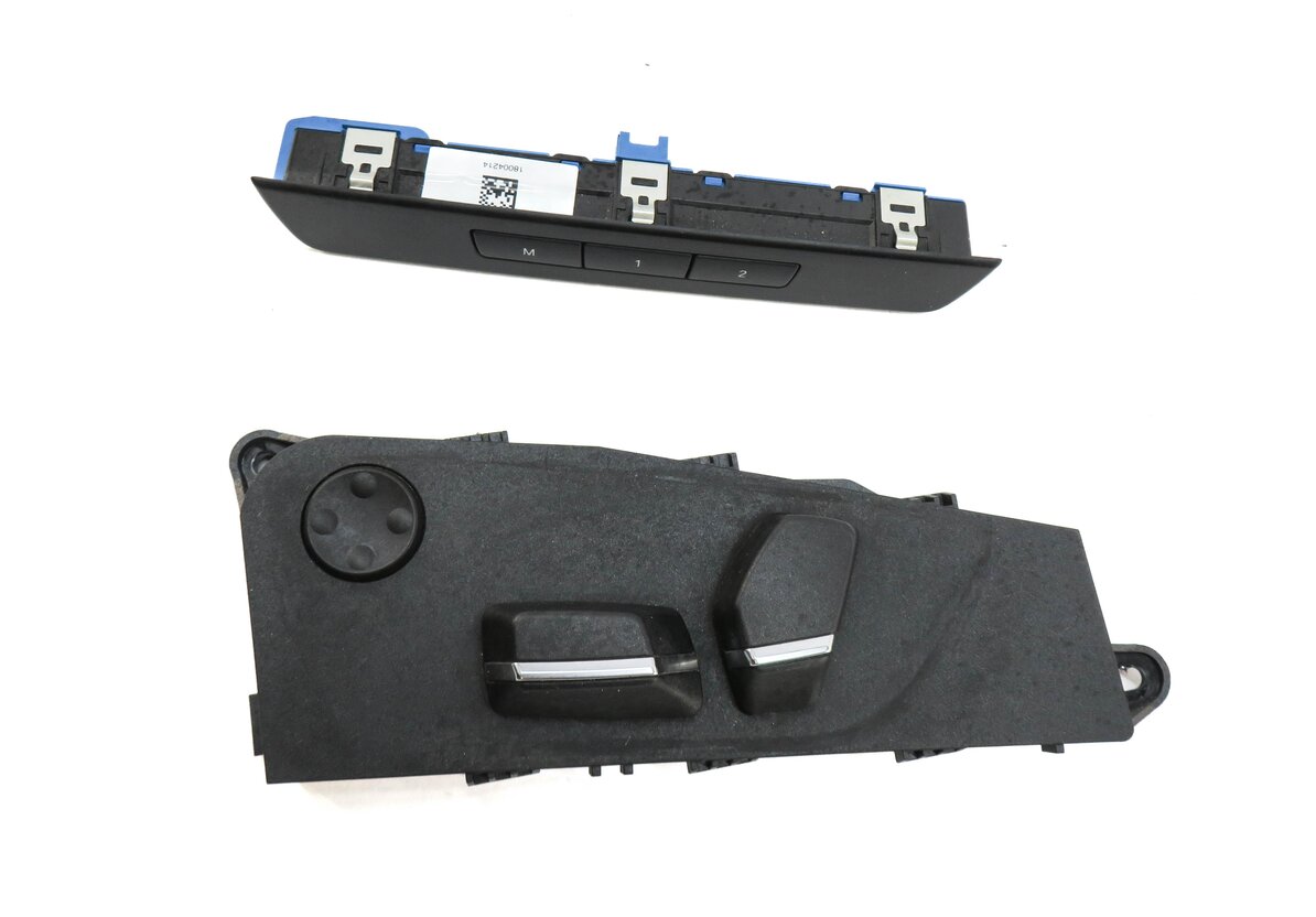 Thumbnail 2: 2012 BMW 528i (F10) LEFT FRONT DRIVER SEAT ADJUSTMENT SWITCH w/ MEMORY BUTTONS