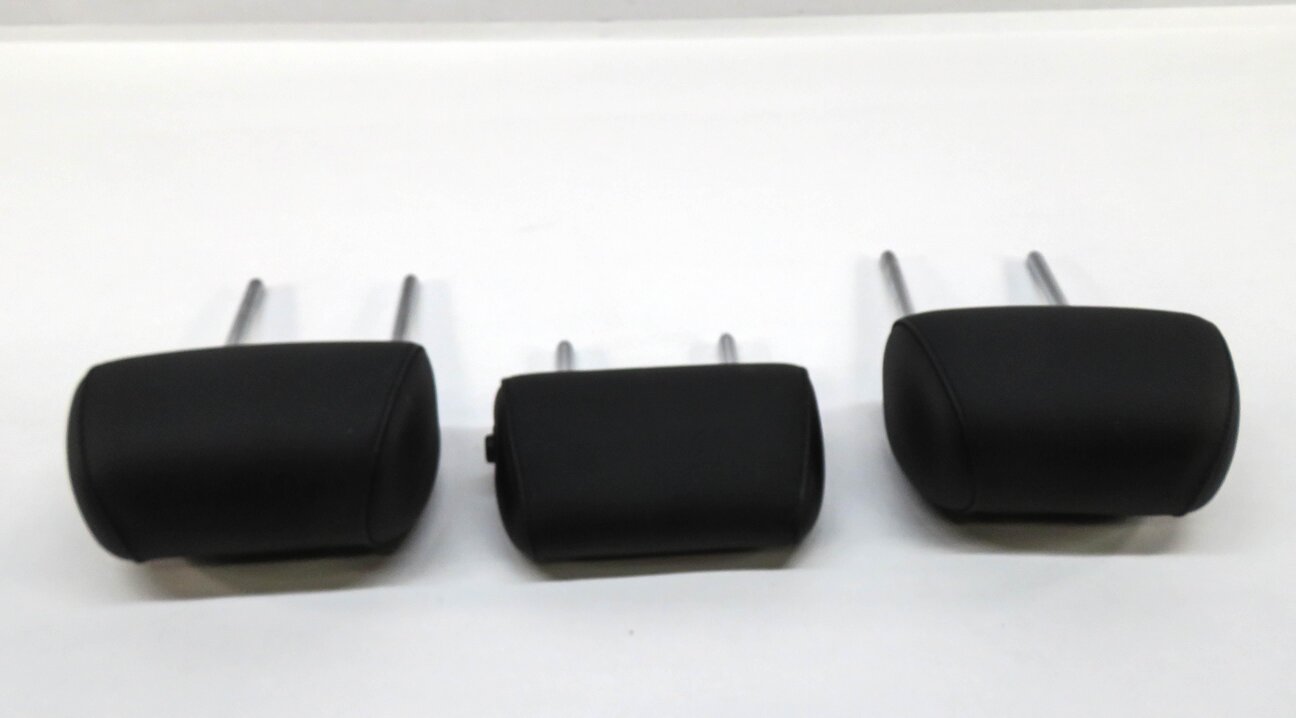 Thumbnail 3: 2012 BMW 528i (F10) REAR SEAT LEFT CENTER RIGHT HEADREST SET (BLACK LEATHER)