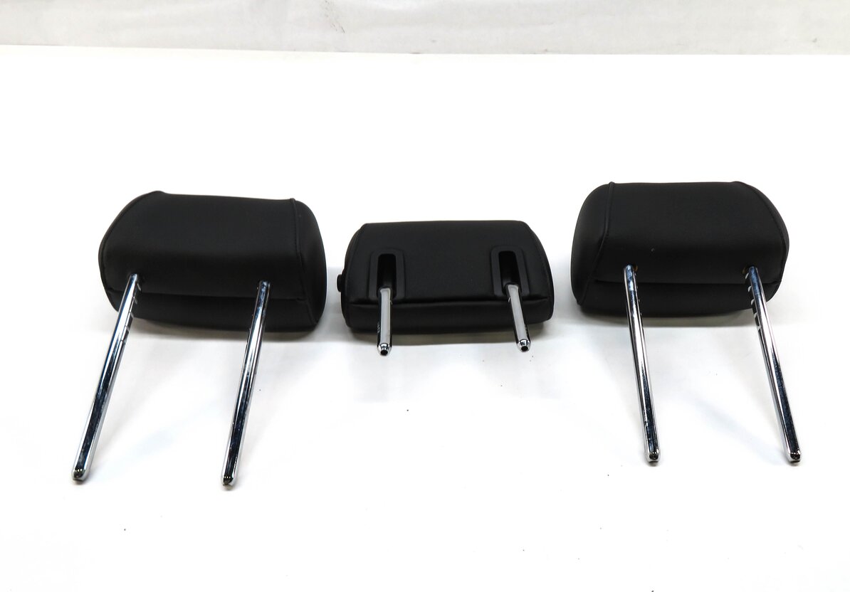 Thumbnail 5: 2012 BMW 528i (F10) REAR SEAT LEFT CENTER RIGHT HEADREST SET (BLACK LEATHER)