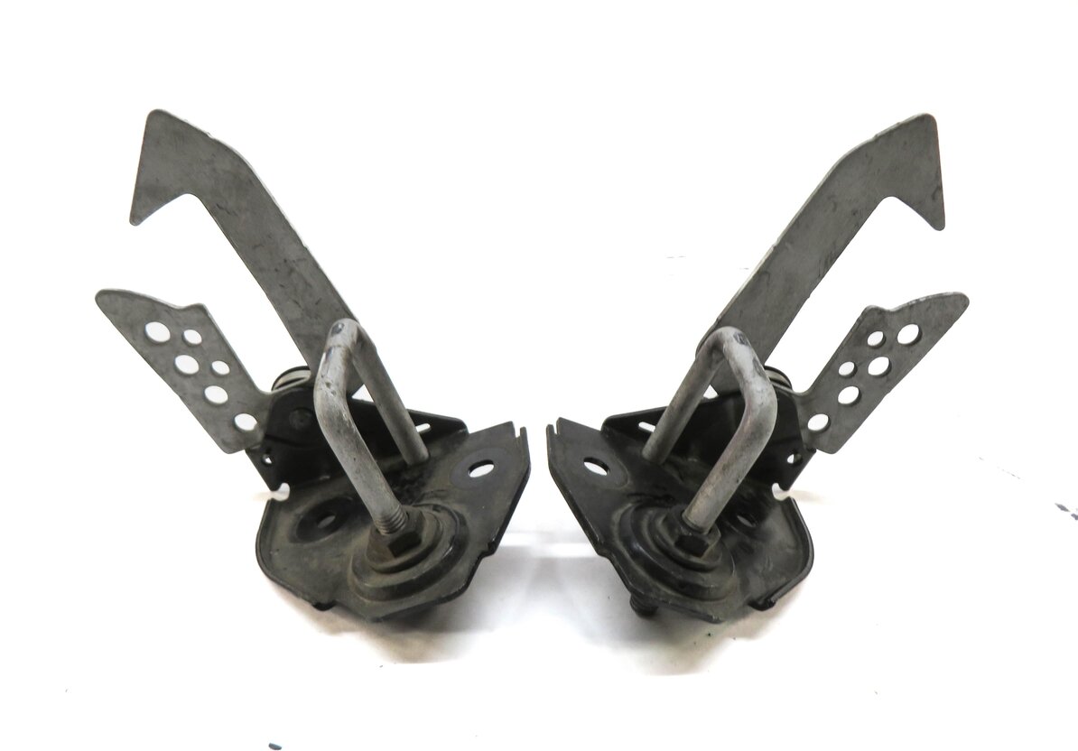 Thumbnail 2: 2012 BMW 528i (F10) FRONT LEFT & RIGHT UPPER HOOD SAFETY LATCH LOCK LATCH SET