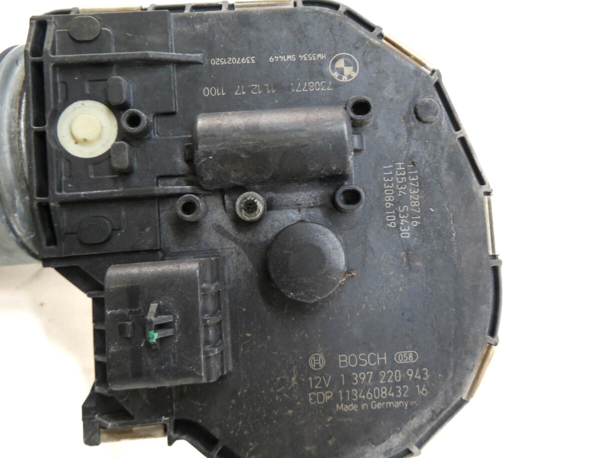 Thumbnail 4: 10-16 BMW M5 535i 550i 740i 750i 760i (F01 F02 F10) FRONT WINDSHIELD WIPER MOTOR