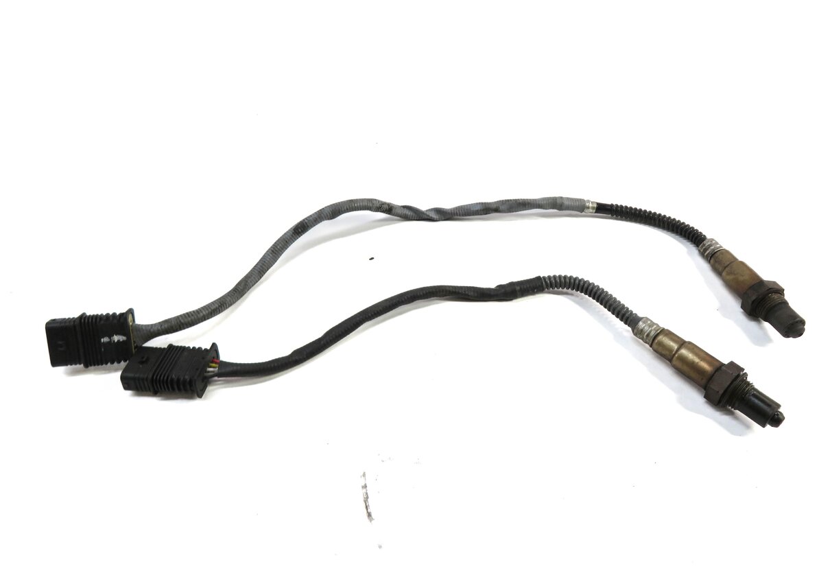 Thumbnail 2: 2012 BMW 528i (F10) 2.0L N20 PRE POST CAT O2 OXYGEN LAMBDA PROBE SENSOR SET-2