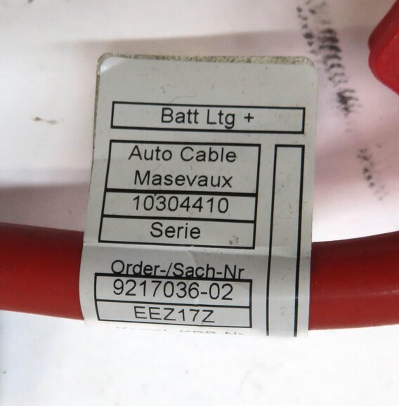 Thumbnail 4: 2012 BMW 528i (F10) POSITIVE BATTERY CABLE SRS