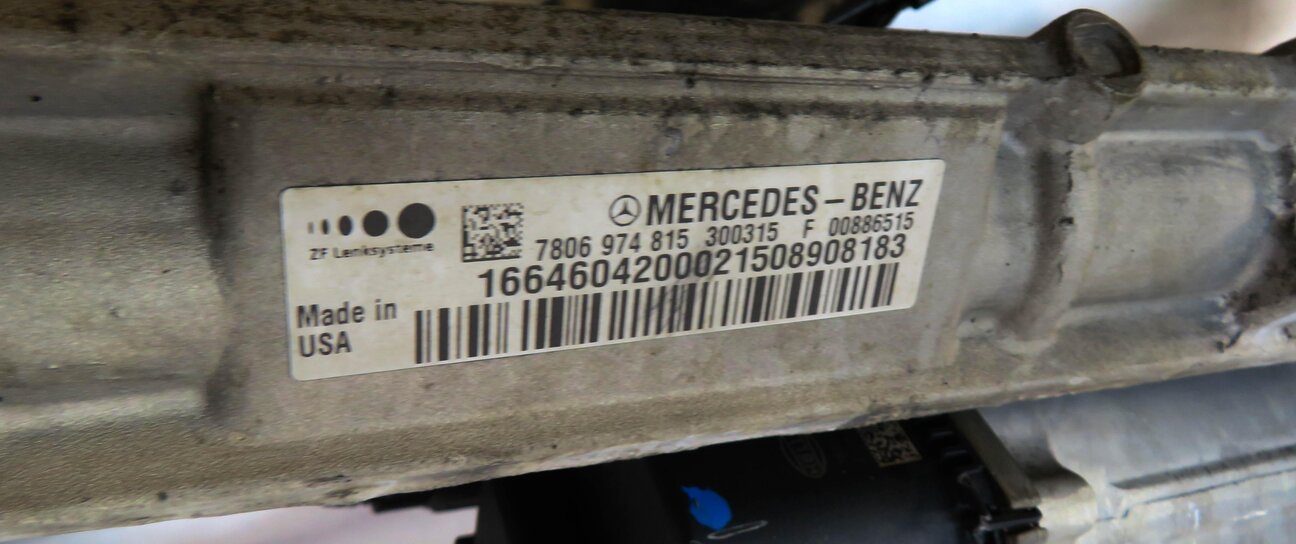 Thumbnail 6: 2013-2016 MERCEDES GL ML CLASS W166 X166) POWER STEERING GEAR RACK & PINION