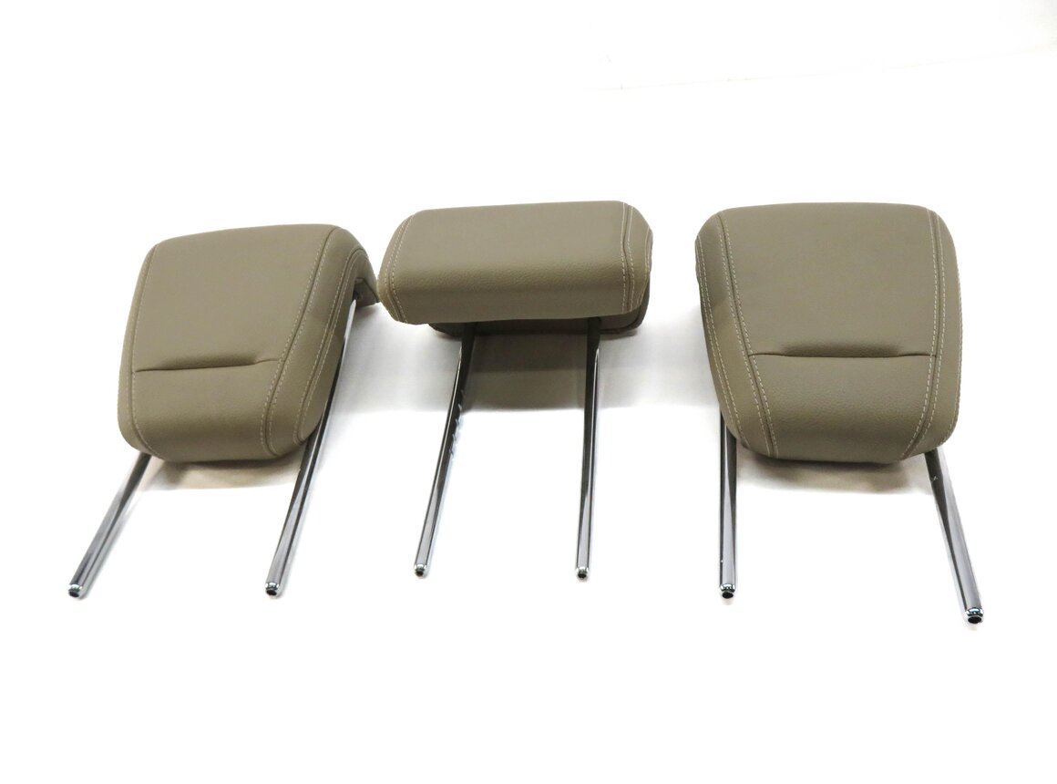 Thumbnail 2: 2015 MERCEDES ML350 (W166) REAR SEAT LEFT CENTER RIGHT HEADREST SET-3 (BEIGE)