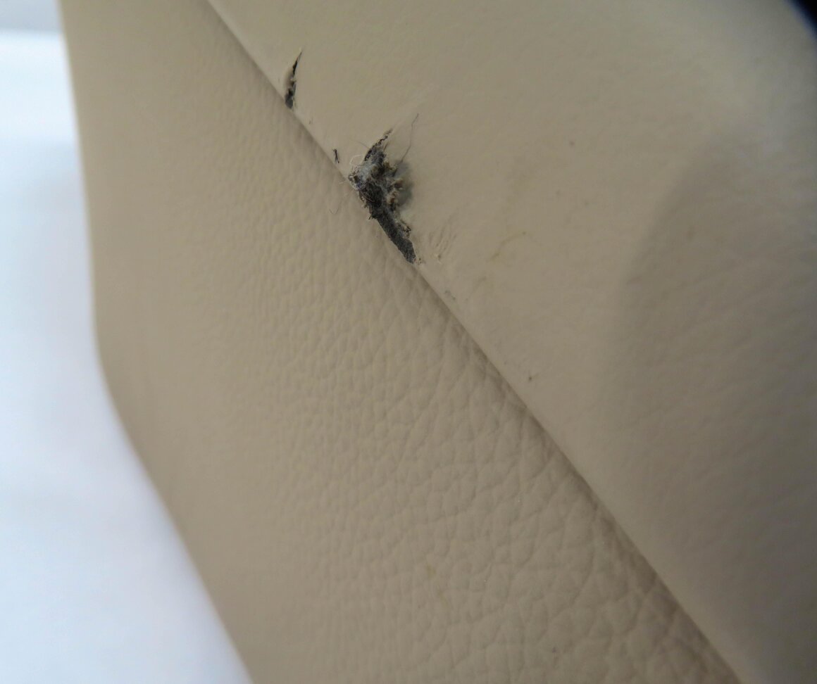 Thumbnail 8: 2015 MERCEDES ML350 (W166) LEFT DRIVER UPPER TOP HEATED SEAT CUSHION (BEIGE)