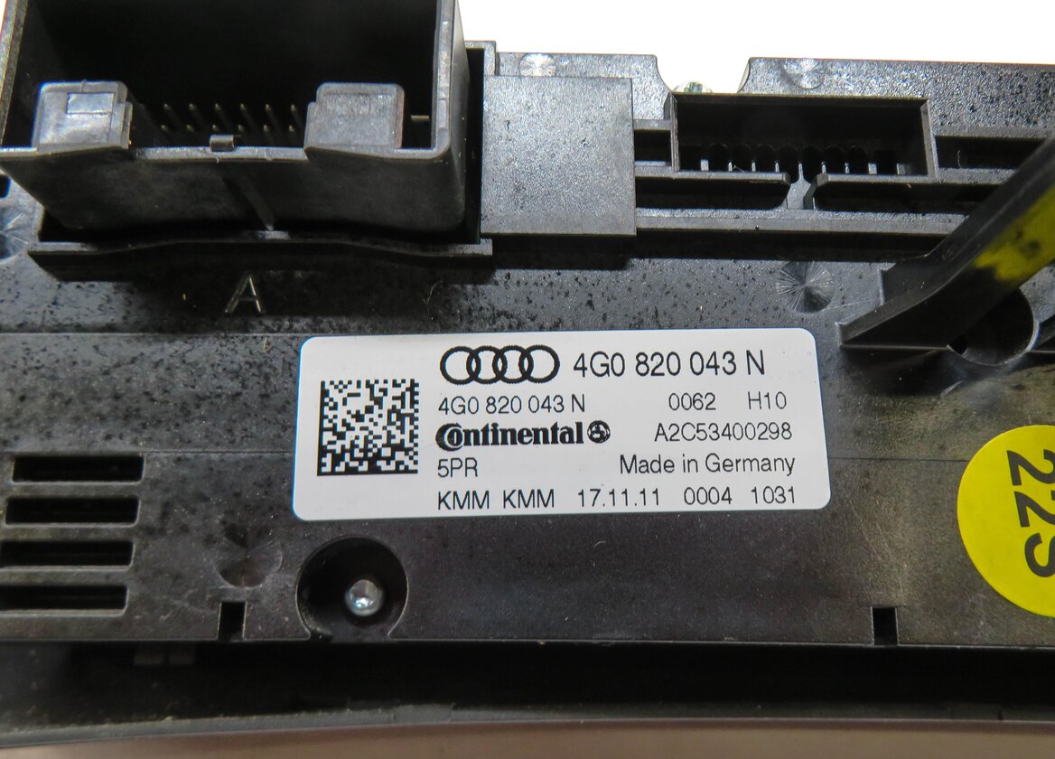 Thumbnail 6: 12-15 AUDI A6 S6 A7 S7 (C7) FRONT HEATER A/C TEMPERATURE CONTROL (HEATED SEAT)