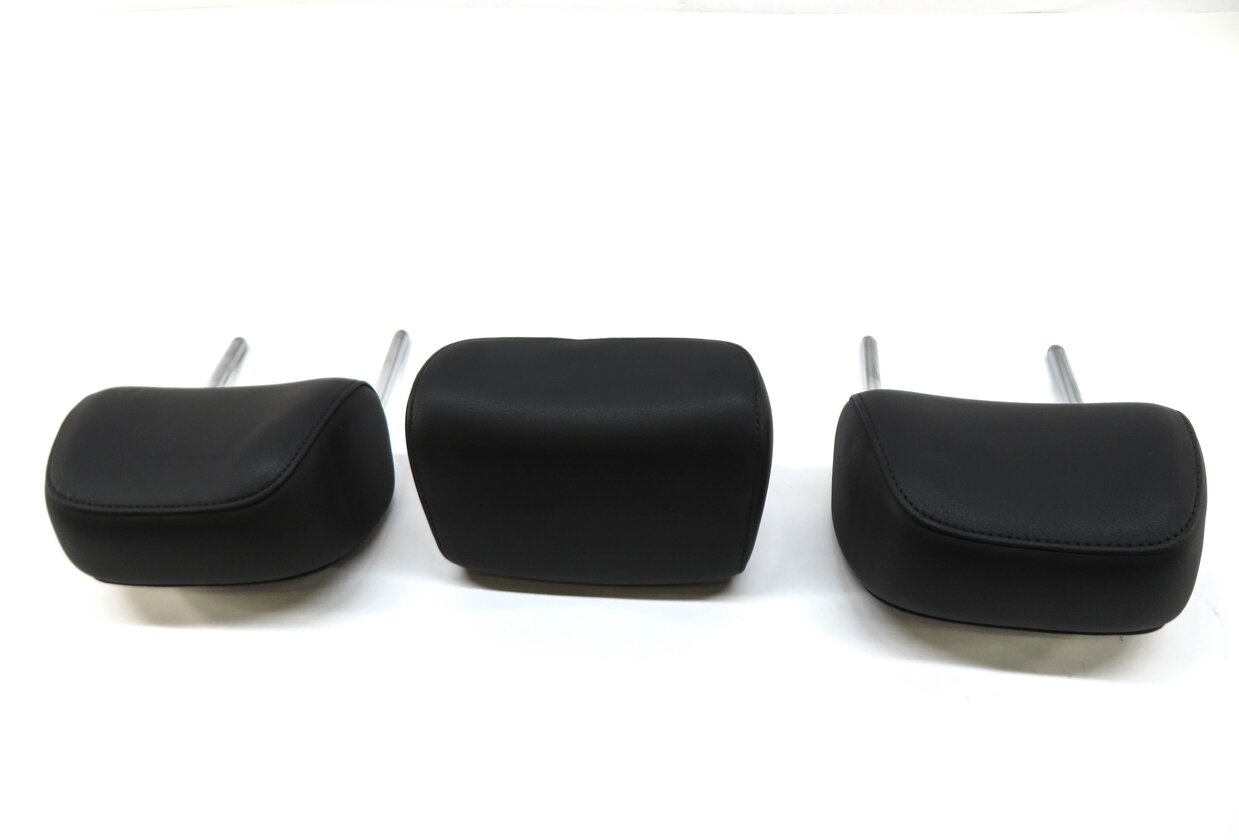 Thumbnail 3: 2012 AUDI A6 (C7) REAR SEAT LEFT CENTER RIGHT SEAT HEADREST SET-3 (BLACK FZ)