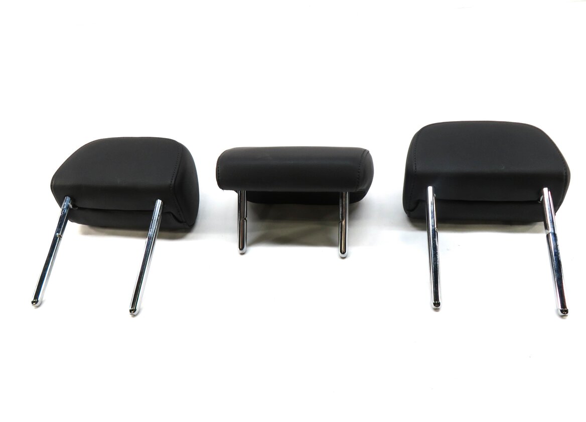 Thumbnail 5: 2012 AUDI A6 (C7) REAR SEAT LEFT CENTER RIGHT SEAT HEADREST SET-3 (BLACK FZ)
