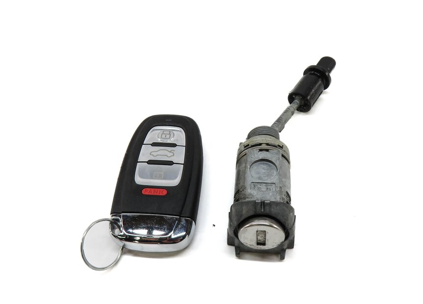 Thumbnail 13: 2012 AUDI A6 (C7) 3.0L CGXB ENGINE ECM BCM IMMOBILIZER MODULE LOCK & KEY SET