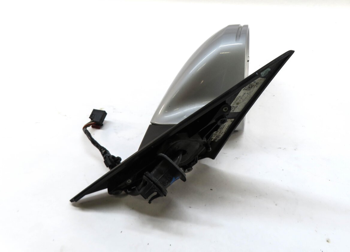 Thumbnail 3: 12-13 AUDI A6 (C7) RIGHT PASSENGER HEATED MEMORY AUTODIM DOOR MIRROR (SILVER)