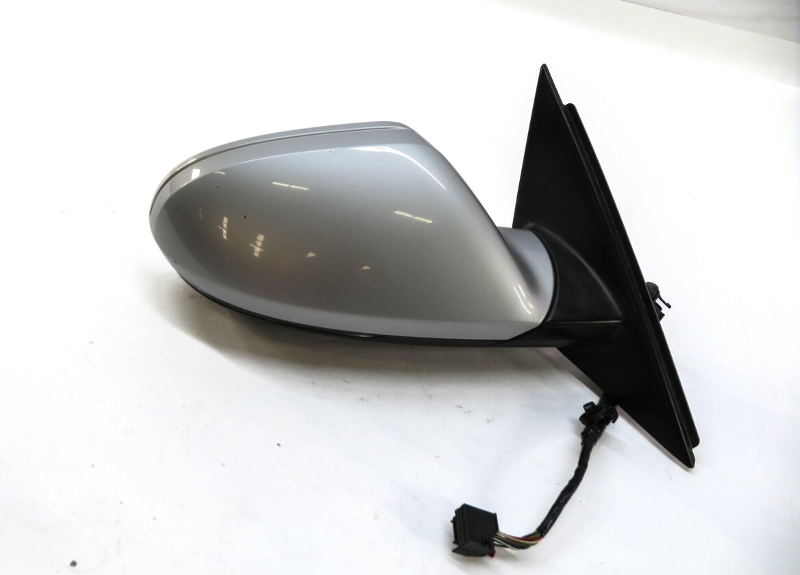 Thumbnail 4: 12-13 AUDI A6 (C7) RIGHT PASSENGER HEATED MEMORY AUTODIM DOOR MIRROR (SILVER)