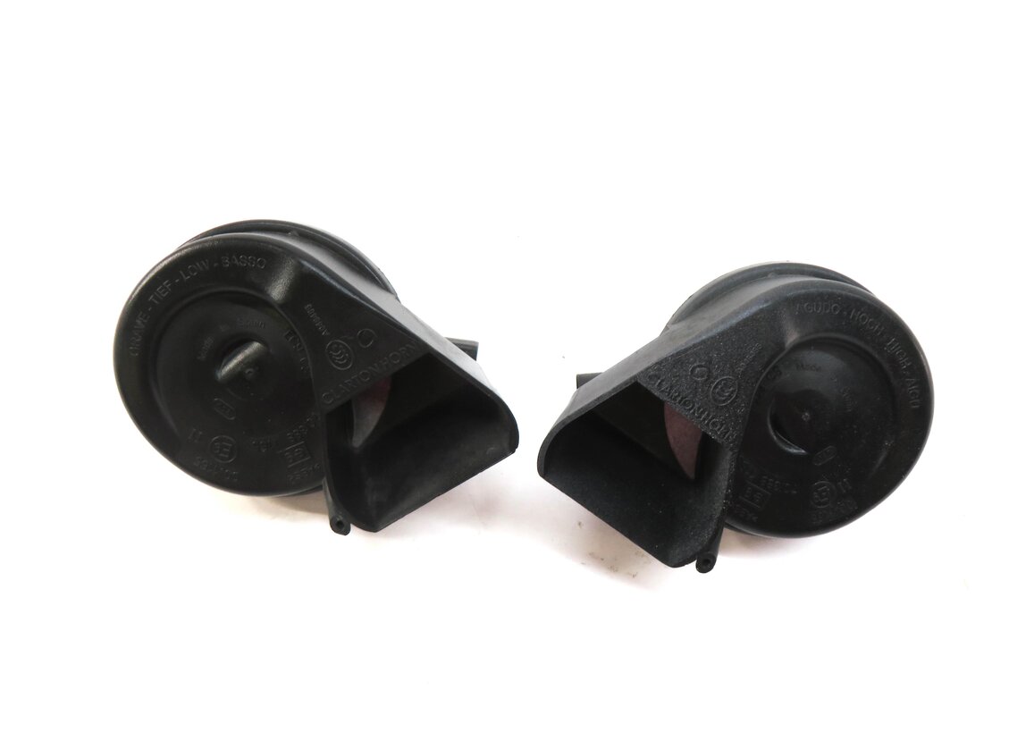 Thumbnail 2: 2012-2020 AUDI A6 S6 A7 S7 RS7 A8 S8 (C7 D4) HIGH & LOW TONE SAFETY HORN SET-2