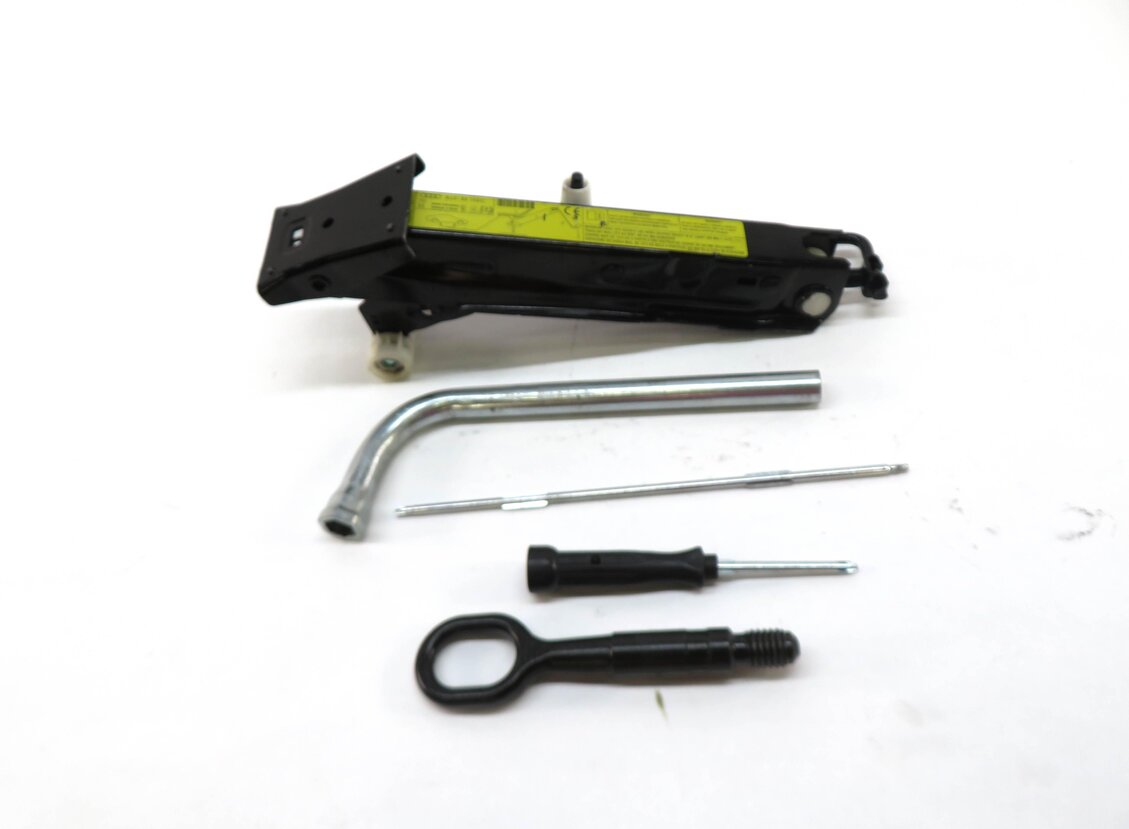 Thumbnail 2: 2012-2018 AUDI A6 S6 A7 S7 RS7 (C7) SPARE TIRE JACK w/ LUG WRENCH TOW HOOK TOOLS