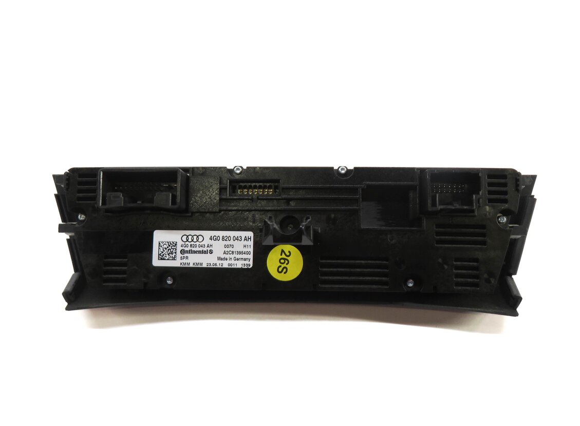 Thumbnail 5: 2013 AUDI A6 (C7) FRONT HEATER A/C TEMPERATURE CLIMATE CONTROL PANEL 3-KNOB