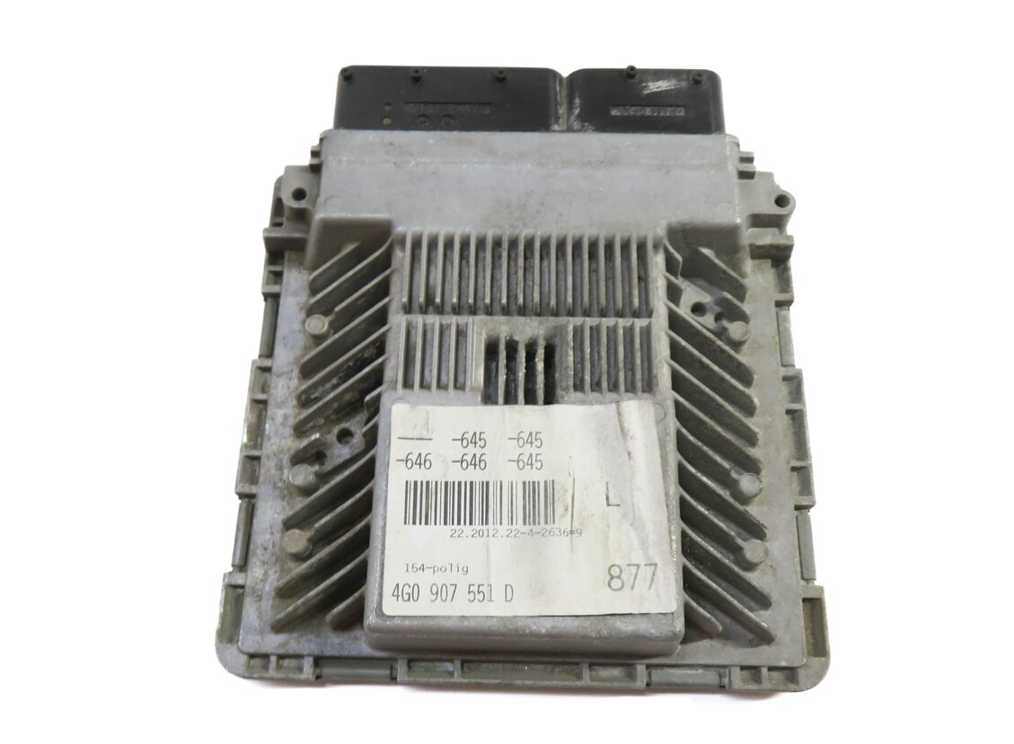 Thumbnail 3: 2013 AUDI A6 (C7) 3.0L CTUA ENGINE ECM BCM GATEWAY IMMOBILIZER MODULE KEY SET