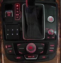 Thumbnail 2: 12-15 AUDI A6 S6 A7 S7 RS7 (C7 4G8) STEREO PHONE NAVIGATION MMI CONTROL SWITCH
